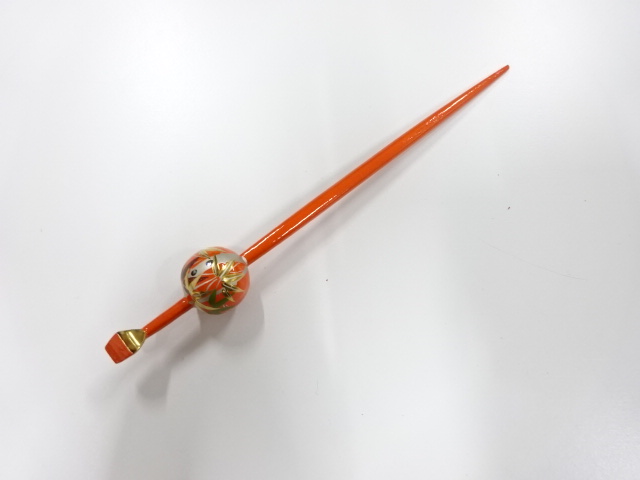 アンティーク　漆塗り蒔絵　簪